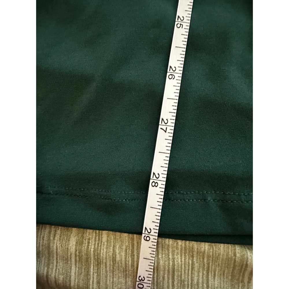 Susan Graver Long Sleeve Tee 3X Dark Green - Picture 6 of 6